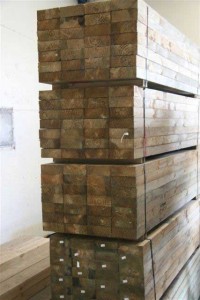 treated pine sleepers